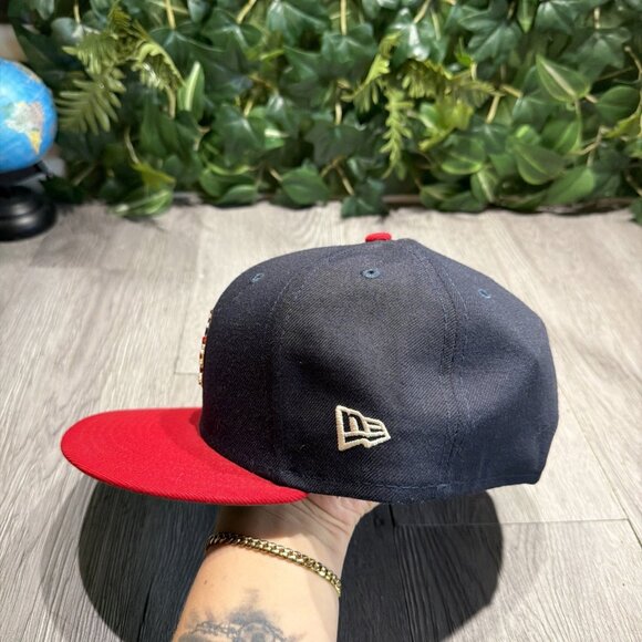New Era Los Angeles Dodgers USA Flag Fitted 7 3/4 MLB Snapback Baseball Hat Cap main image 5
